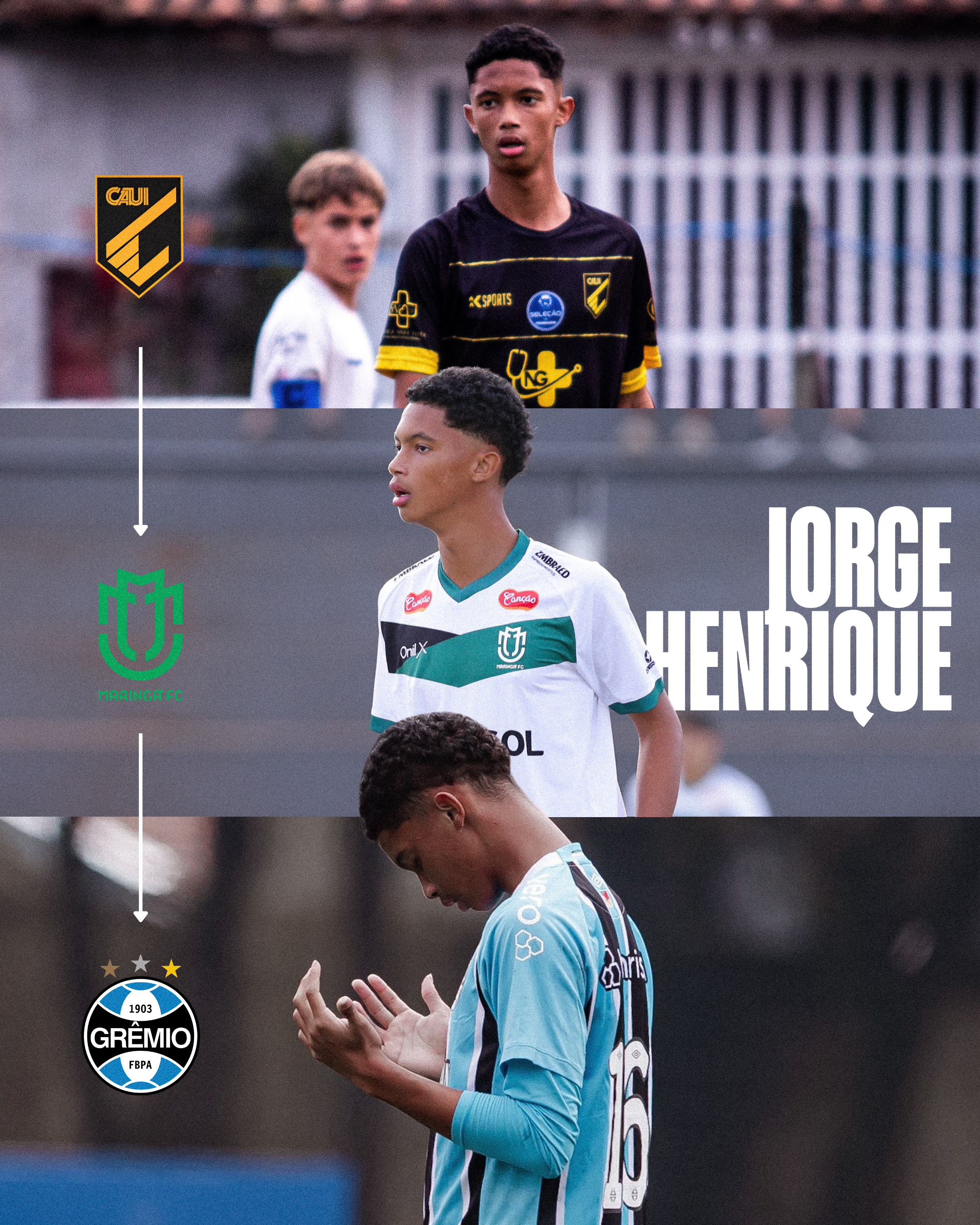 Jorge Henrique — trajetória da União Academy até o Grêmio